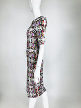 Erdem Floral Mirror Image Print Silky Jersey Dress