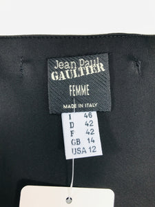 Jean Paul Gaultier Femme Tie Front Floral Vest Back Top