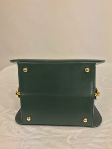 Gianfranco Lotti Firenze Forest Green Leather Handbag
