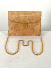 Lana of London Blond Alligator Clutch or Shoulder Bag