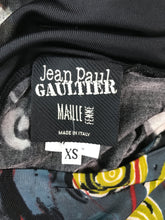 Jean Paul Galtier Maille Femme Printed Mesh Asymmetrical Skirt