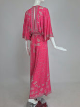 SOLD Emilio Pucci silk jersey plunge top and palazzo trouser 1970s