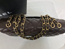 SOLD Chanel Single Flap Jumbo Brown Quilted Leather Handbag 2010-11 NWOT