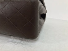 SOLD Chanel Single Flap Jumbo Brown Quilted Leather Handbag 2010-11 NWOT