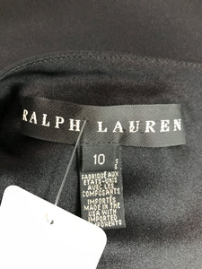 Ralph Lauren Black Label Beaded Halter Neck Evening Dress 10