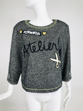 Moschino Cheap & Chic Atelier! Tweed Applique Top