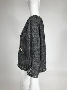Moschino Cheap & Chic Atelier! Tweed Applique Top
