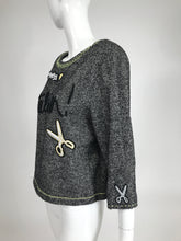 Moschino Cheap & Chic Atelier! Tweed Applique Top