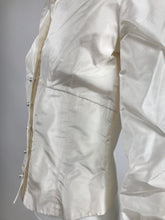 SOLD Valentino Off White Silk Fitted Blouse