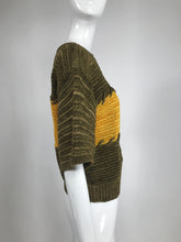 Louis Feraud Ribbon Knit Colour Block Sweater