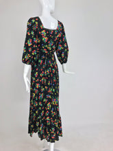 SOLD Vintage 1970s Arpeja Cotton Print Maxie Prairie dress
