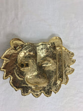 SOLD Mimi di N Tiger face belt buckle dated 1987