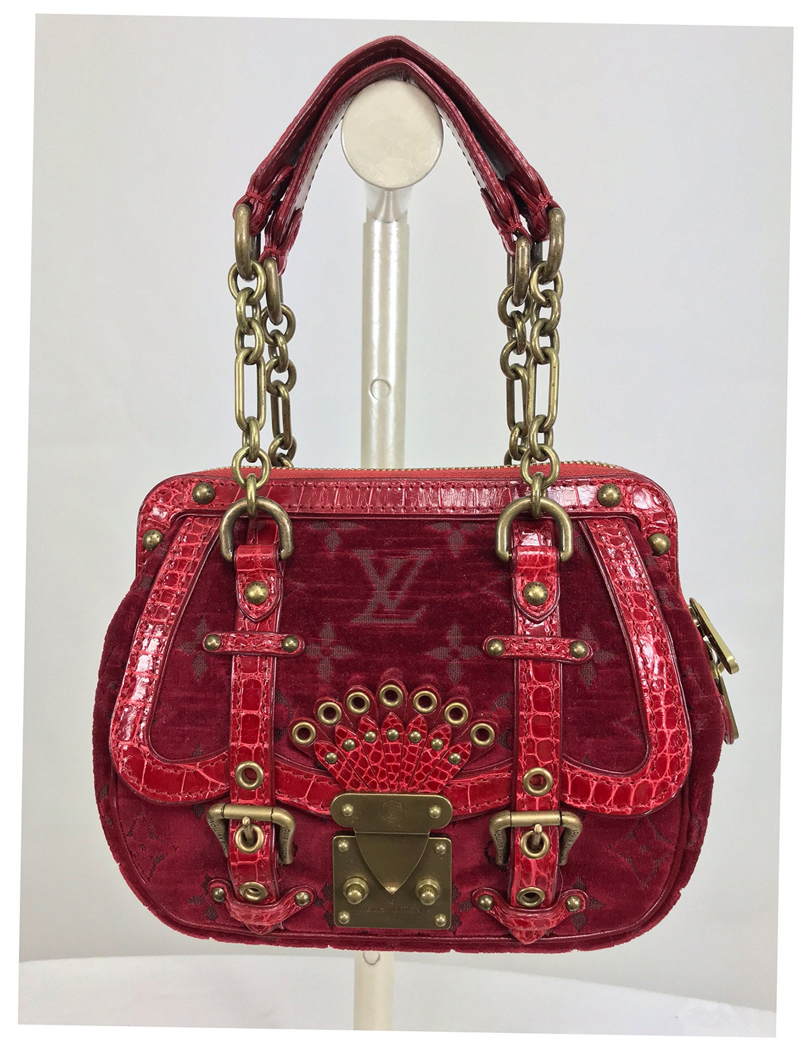 SOLD Louis Vuitton Limited Edition Velours Alligator Gracie PM