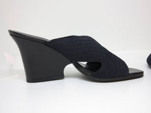 SOLD Yves Saint Laurent Black Cord and Leather Mules, Unworn 7B