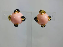 Kenneth Lane petit faux coral earrings