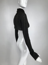 Lilith Grey loose knit Cropped Turtleneck Layering Sweater