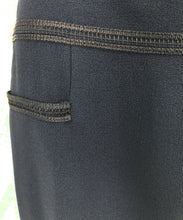 Chanel 02C Black Cord Trim Hip Pocket Pencil Skirt