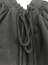 Vintage Yves Saint Laurent Black Wool Cape 1970s