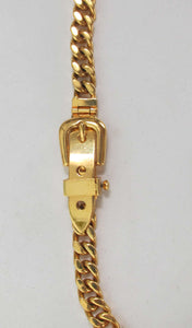 SOLD Gucci chunky gold chain link belt