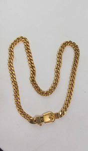 SOLD Gucci chunky gold chain link belt