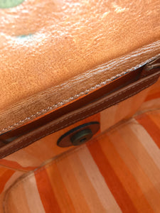 Eric Javits Woven Raffia, Cord & Leather Handbag