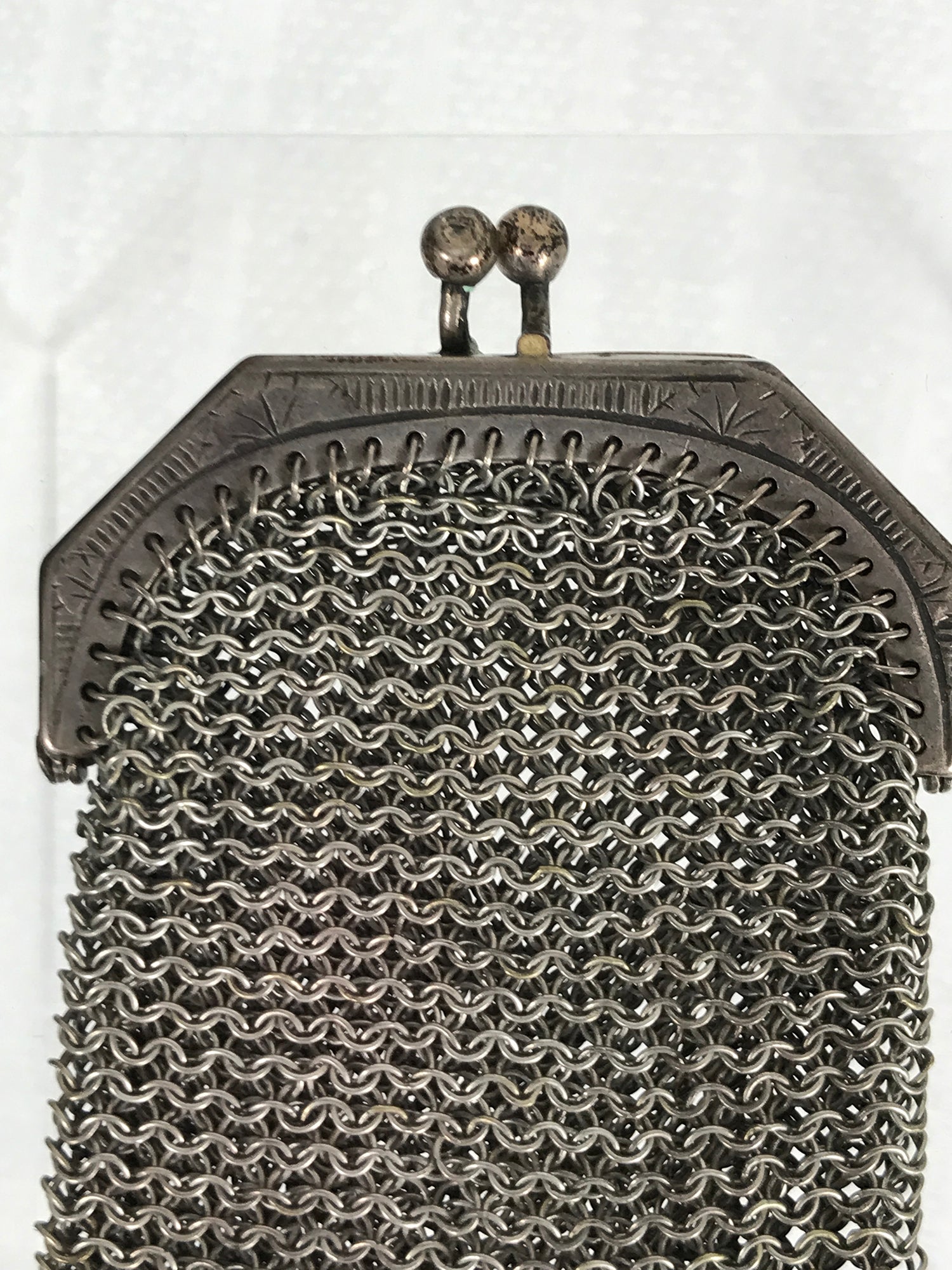 Antique Tiny SIlver Metal Mesh Purse 1800s – Palm Beach Vintage