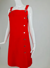 Vintage Andre Courreges Mod Two Piece Suspender Dress and Jacket 1960s