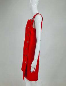 Vintage Andre Courreges Mod Two Piece Suspender Dress and Jacket 1960s