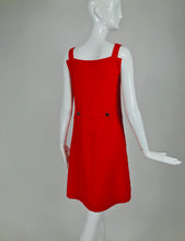 Vintage Andre Courreges Mod Two Piece Suspender Dress and Jacket 1960s