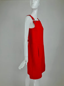 Vintage Andre Courreges Mod Two Piece Suspender Dress and Jacket 1960s