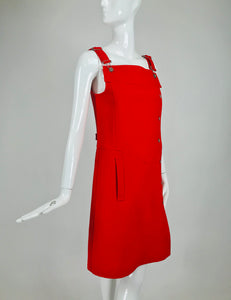 Vintage Andre Courreges Mod Two Piece Suspender Dress and Jacket 1960s