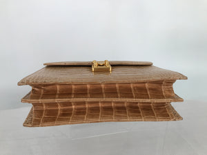 Lana of London Blond Alligator Clutch or Shoulder Bag