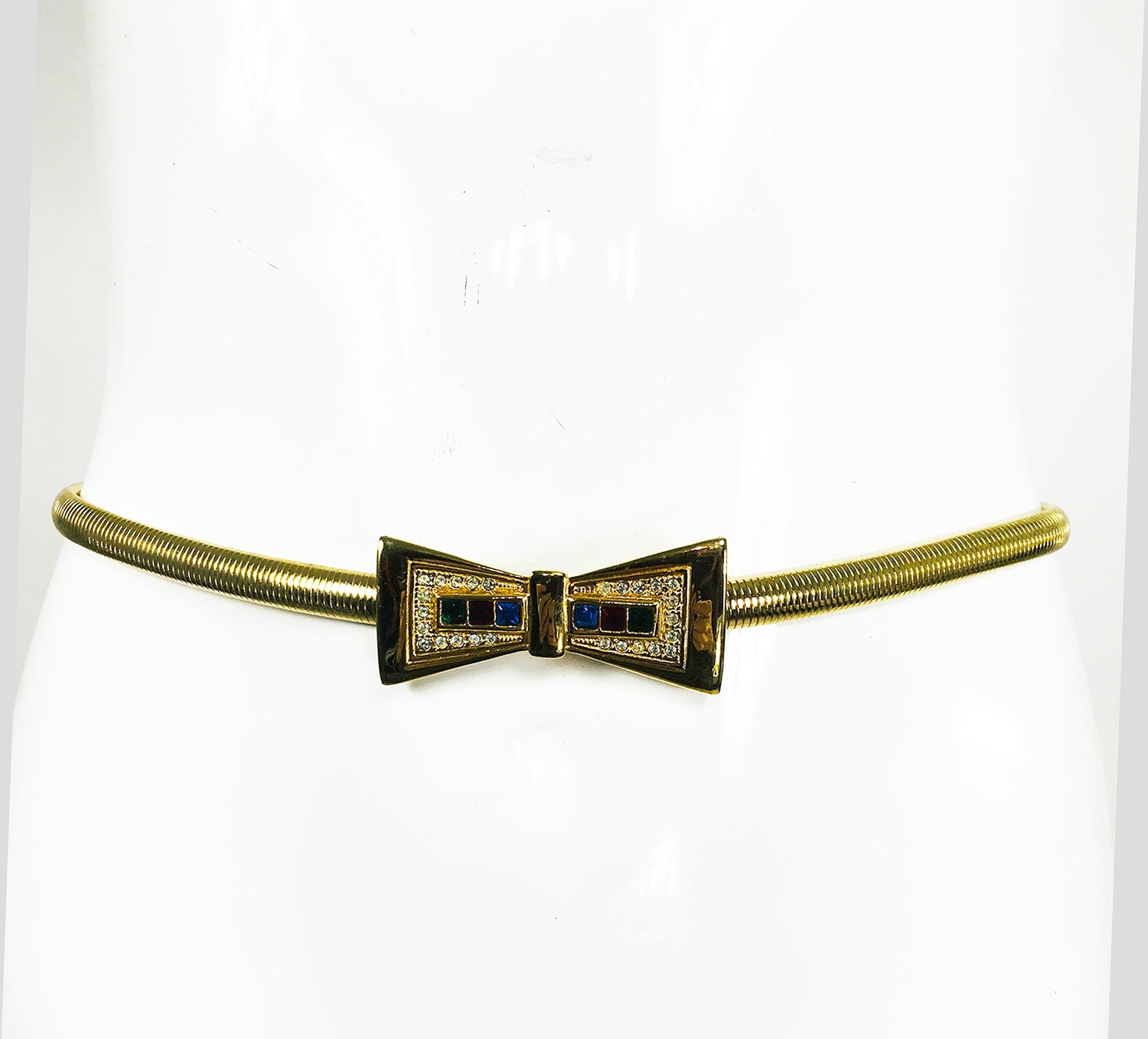 Vintage gold shop belt