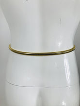 Vintage Gold Metal Rhinestone Jewel Bow Buckle Expandable Belt 1960s