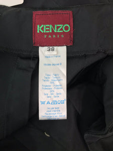 Kenzo Zouave Trouser in Black Taffeta 1980s