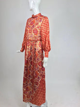 SOLD Christian Dior Boutique Paris by Marc Bohan Numbered Metallic Maxi Dress 1960s