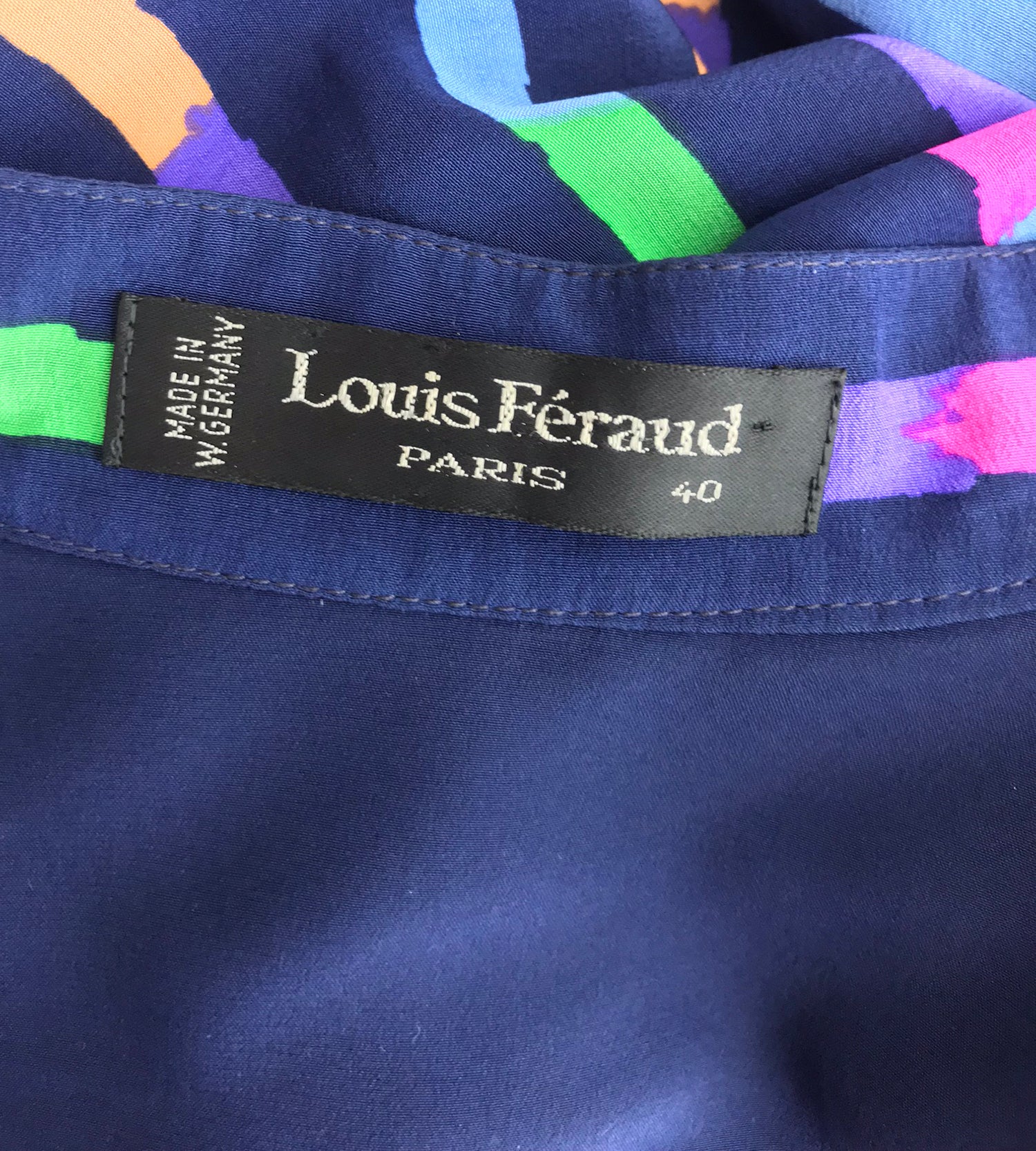 Medium Louis Feraud 1980s Color Block Jacket – Style & Salvage