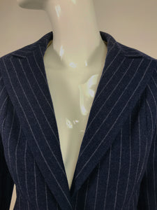 Vintage Maggy Rouff  Couture Pin Stripe Skirt Suit Early 1950s