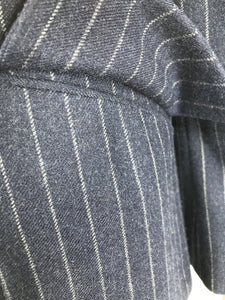 Vintage Maggy Rouff  Couture Pin Stripe Skirt Suit Early 1950s