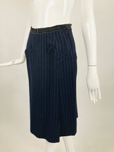 Vintage Maggy Rouff  Couture Pin Stripe Skirt Suit Early 1950s