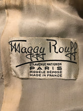 Vintage Maggy Rouff Couture Pin Stripe Skirt Suit Early 1950s