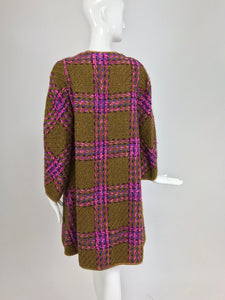 SOLD Bonnie Cashin for Sills tweed coat and stole set 1960s