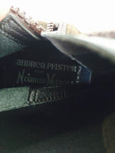 SOLD Andrea Pfister Thigh High Brown Neoprene Side Zipper Boots
