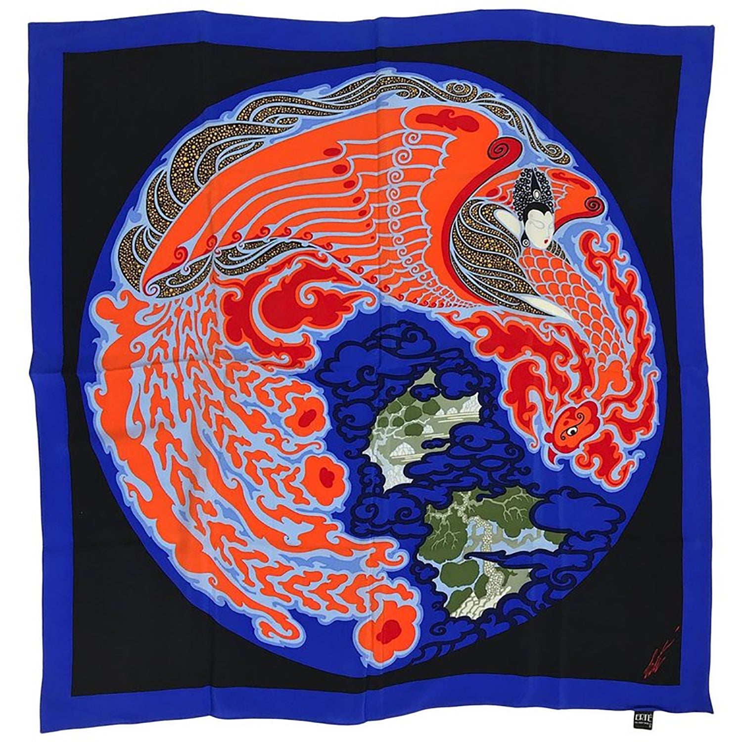 SOLD Erte' Rare Dream Voyage Silk Scarf 1980s – Palm Beach Vintage