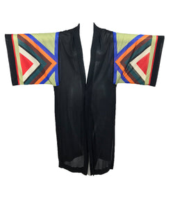 Vintage Gottex 1970s Art Deco Style Kimono Robe