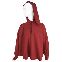Vintage Romeo Gigli Burgundy Oversize Shirt with Attached Hood Scarf 1980