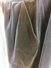 Yves Saint Laurent navy & black velvet knee breeches 1970s