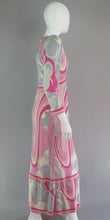 SOLD Emilio Pucci Silk Jersey V Plunge Neckline Maxi Dress 1970s