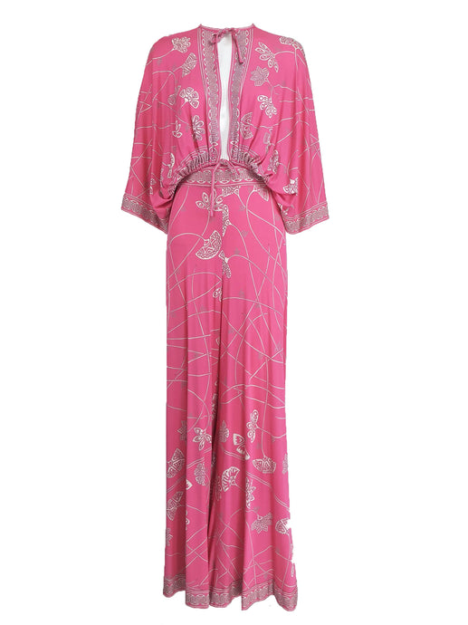 Sold Vintage Emilio Pucci Silk Jersey Print Long Sleeve Day Dress 1960 –  Palm Beach Vintage