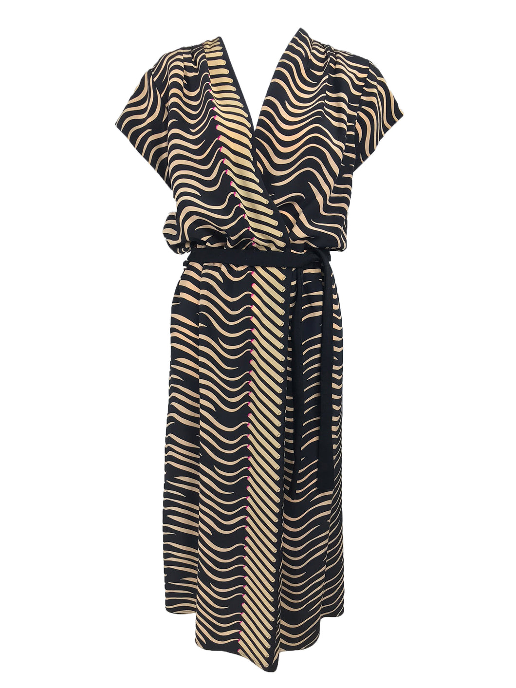 SOLD Charivari Cigarette Smoke Silk Dress 1970s – Palm Beach Vintage